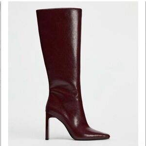 Zara wide heel boots